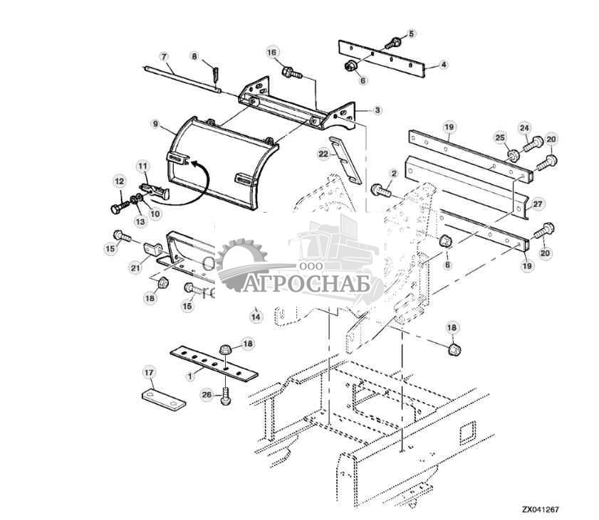 Крышка корпуса вентилятора 